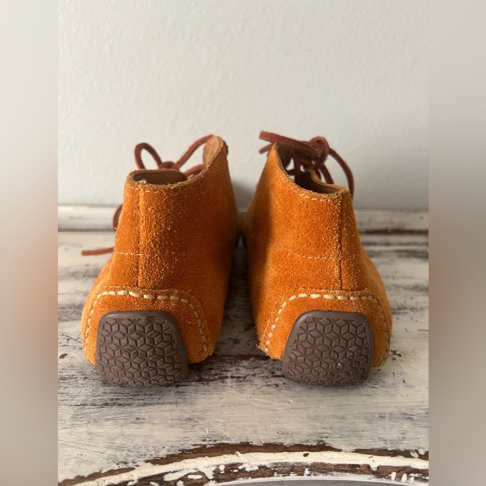 Cole Haan Chukka Camel Suede Boots Men 9.5M Comfort C13104 Preppy Driver Shoes - Picture 7 of 9